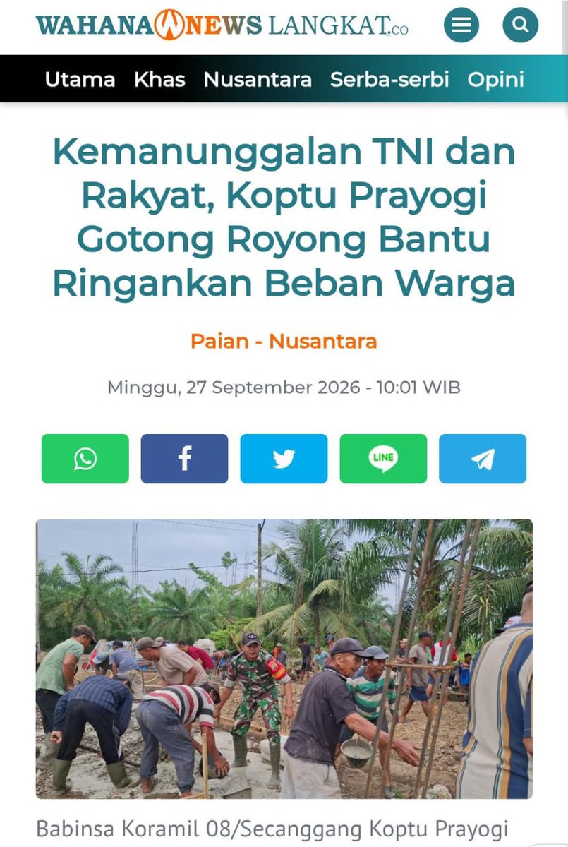 rafliemis's tweet photo. Air bersih merupakan kebutuhan pokok. TNI hadir memastikan masyarakat di kawasan terluar dan pelosok terus mendapatkan akses air layak.

Wujud Nyata Kepedulian https://t.co/evWQAQDfIF