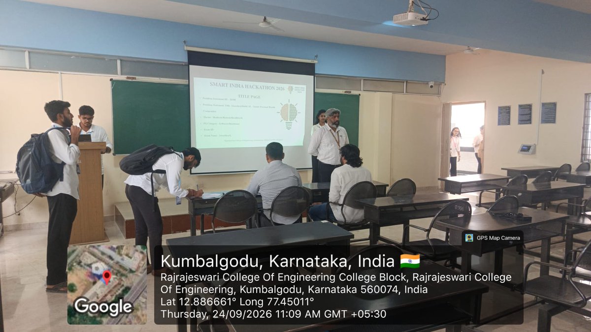 rrceblr's tweet photo. ๐๐ก #SIH2026 | #Internal_Hackathon successfully conducted at #RRCE by #RRIIC! ๐โจ Students showcased #Innovation, creativity & #ProblemSolving through software & hardware solutions. ๐ฅ๐ Celebrating the spirit to #ImagineInventInnovate! ๐ง โ๏ธ #StudentInnovation #Hackathon https://t.co/xk0uUscPSD