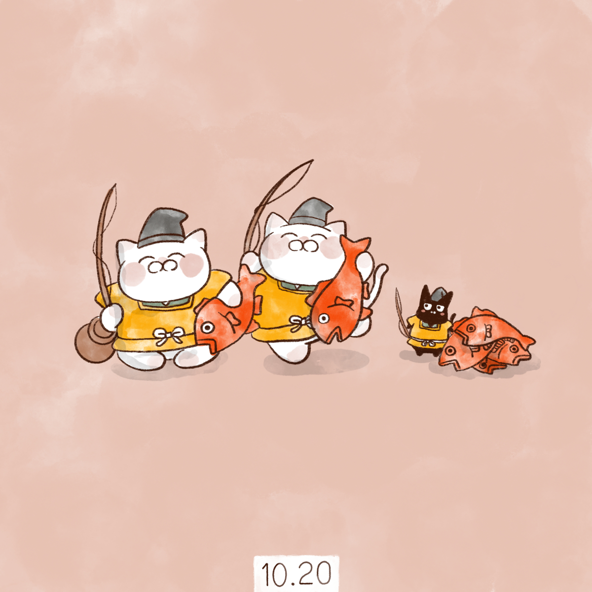 yamatokotobacat's tweet photo. 10月20日【えびす講】

おもに10月20日ないし11月20日に催される祭礼。神無月に出雲に赴かない留守神とされた えびす神を祀り、1年の無事を感謝し、五穀豊穣、大漁、商売繁盛を祈願する。 https://t.co/vQ3tsMinXj