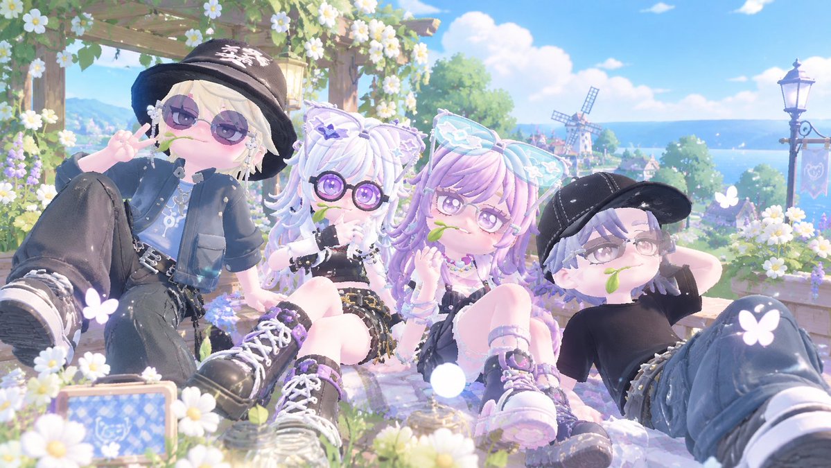 memu_3519's tweet photo. 初ギャルになりました♡笑
ぬんちゃんとはなちゃん爆イケだし
弥生ちゃんめちゃ可愛い！
ぬんちゃん、みぃさん、はなちゃん、弥生ちゃんありがとう！ https://t.co/olg1GsWK2W