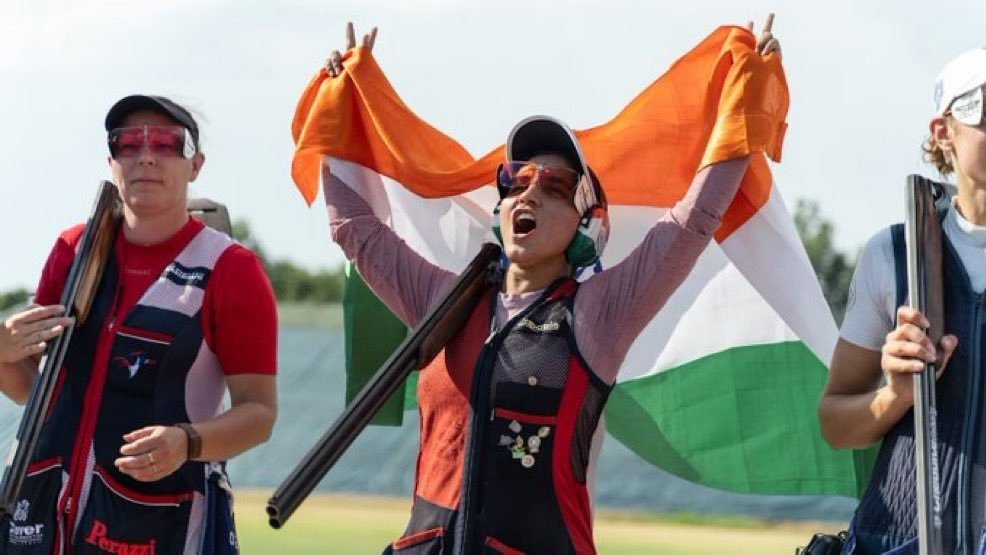 nabilajamal_'s tweet photo. #BREAKING

FINALLY GOLD FOR INDIA!

Neeru Dhanda wins GOLD in Women’s Trap at the Asian Games 2026

The 26 YO has become the first Indian woman ever to win an individual Asian Games gold in trap shooting

And she’s leaving with two medals today: individual GOLD and team SILVER alongside Aashima Ahlawat and Manisha Keer

What a day for Neeru. What a first for India!