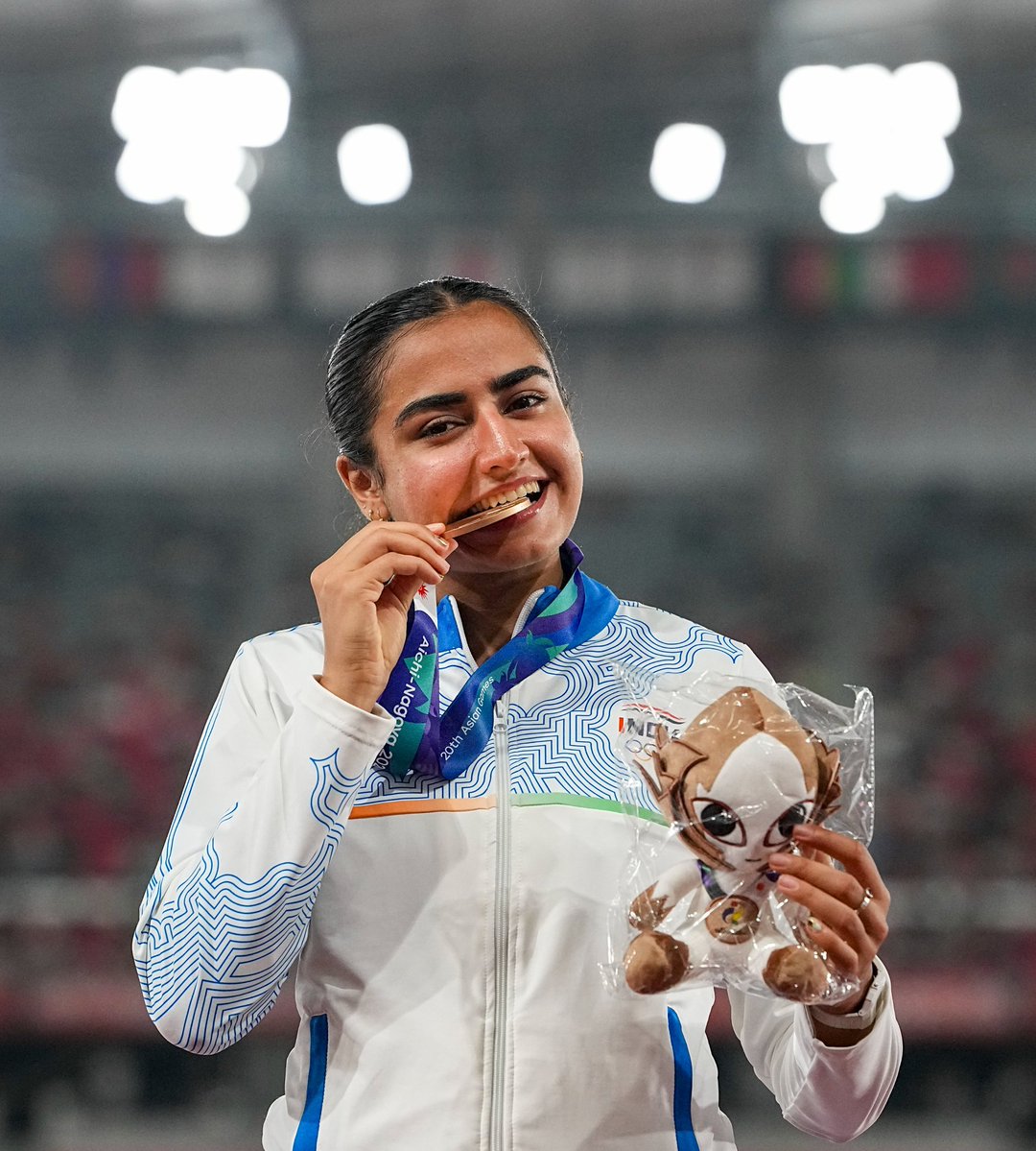 SanjayJhaBihar's tweet photo. #AsianGames2026

Congratulations to our champions for their outstanding performances:

📍Silver ~ Esha Singh in 25m Pistol, Women’s Individual; Gulveer Singh in Men’s 1500m; Sreeshankar Murali in Men’s Long Jump; Yashvir Singh in Men’s Javelin Throw; Manisha Keer, Neeru & Aashima Ahlawat in Women’s Trap Team

📍Bronze ~ Pincky Balhara in Women’s 78kg Kurash; Vithya Ramraj in Women’s 400m Hurdle; Rohit Yadav in Men’s Javelin Throw; Parul Chaudhary in Women's 5000m. 

Your medals reflect years of discipline, determination and dedication.

#Cheer4Bharat