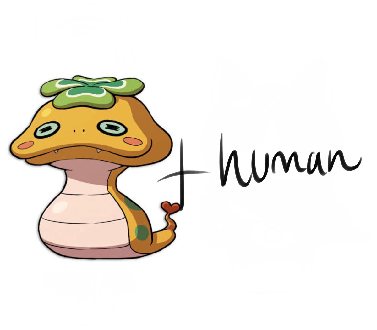 monoxivvy's tweet photo. its my fav kitty plus tte himan cat and then his fav yokai humanoid ... ya .. https://t.co/FqLgHRDh8J