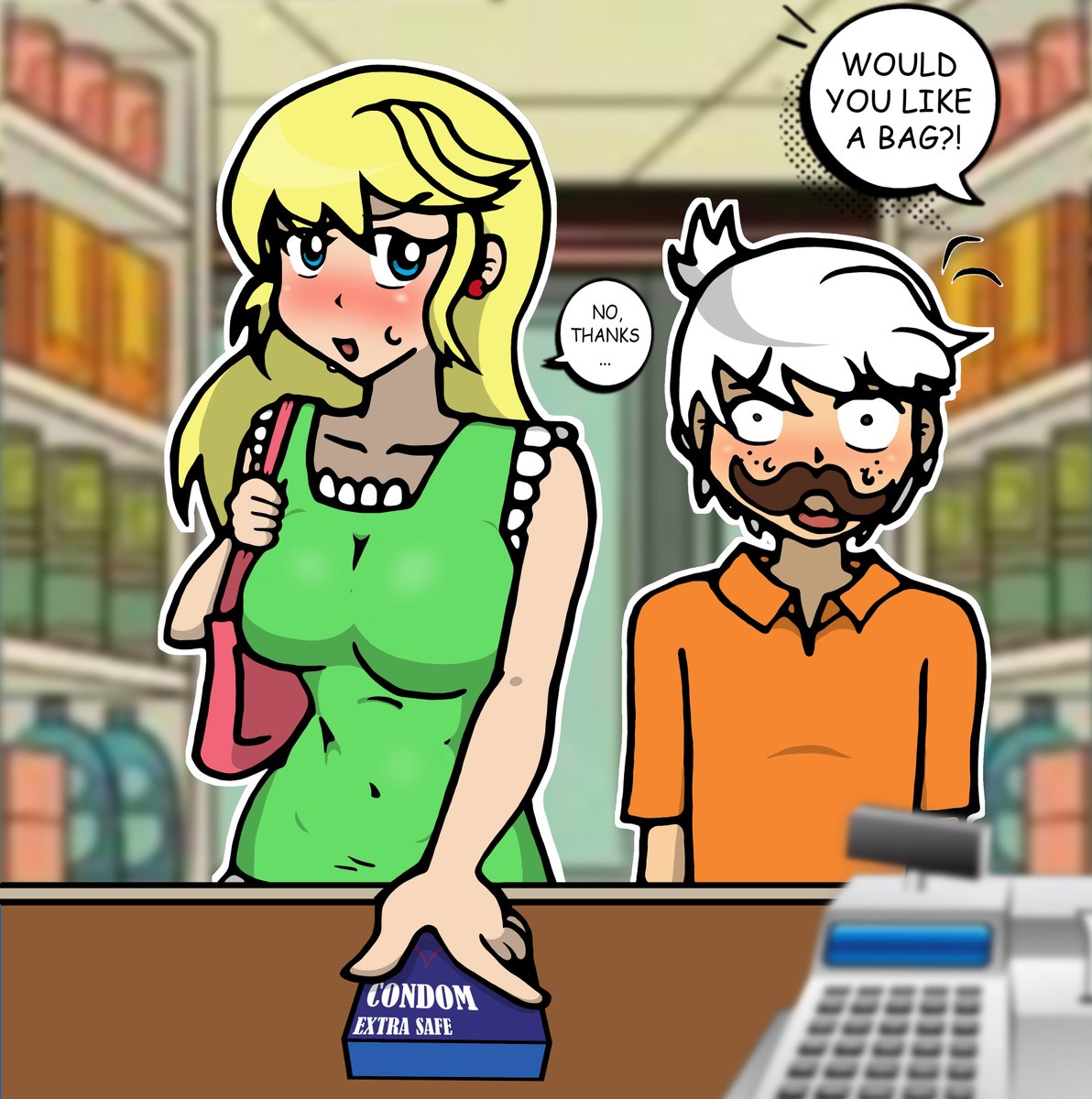 RandomGuyOnFoot's tweet photo. Sure, sure, but if you want a bag, young lady, I don't have all day...
Claro, claro, pero si quieres una bolsa, jovencita, no tengo todo el día...
#TLH #TheLoudHouse #TheloudhouseFanArt #LeniLoud #LincolnLoud https://t.co/AaiKXUN73I