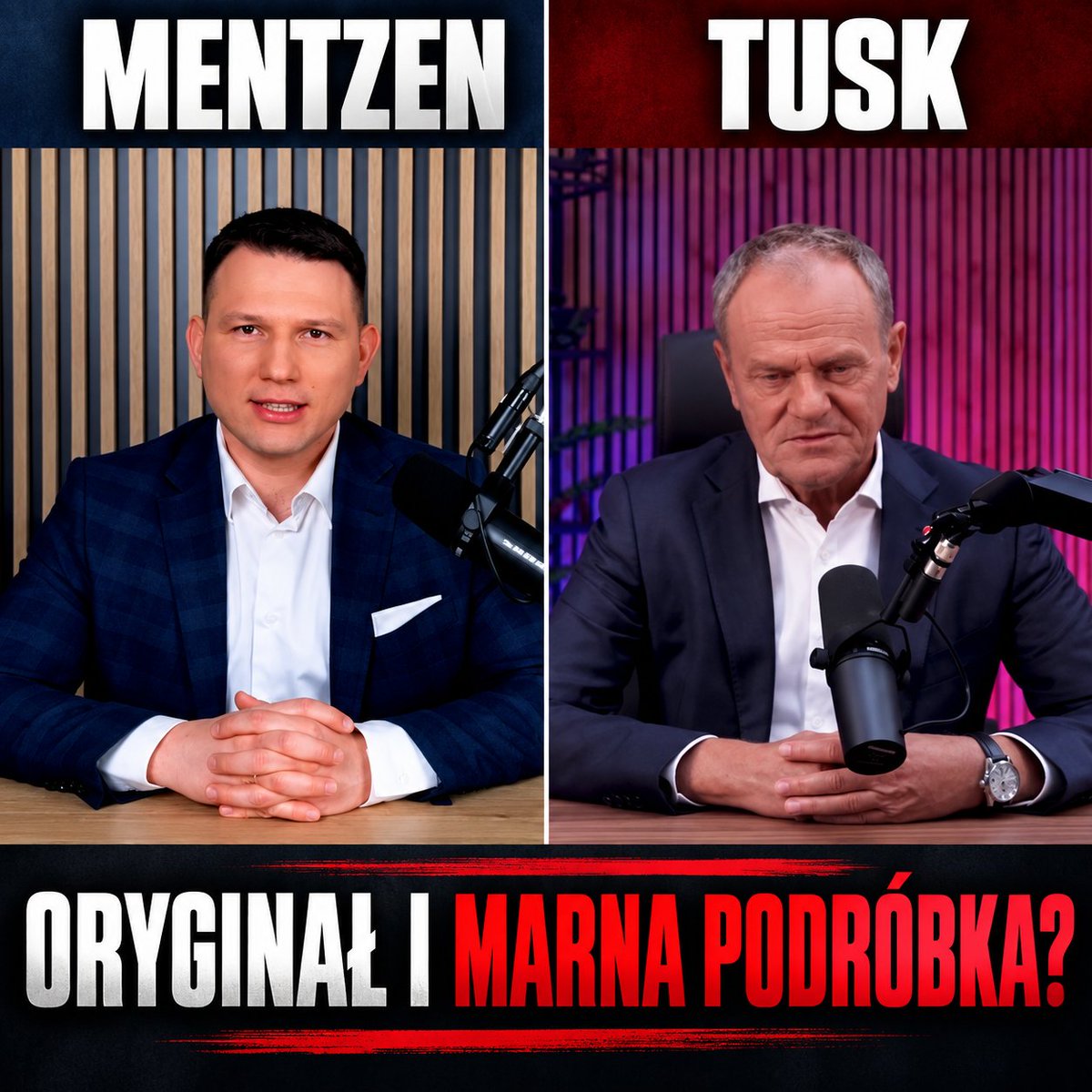 pawelprzystawa's tweet photo. Donald Tusk kopiuje Sławomira Mentzena. 
Studio jest, mikrofon jest, laptop jest. Jeszcze tylko trzeba mieć coś do powiedzenia. https://t.co/Mxp2YcIm9N