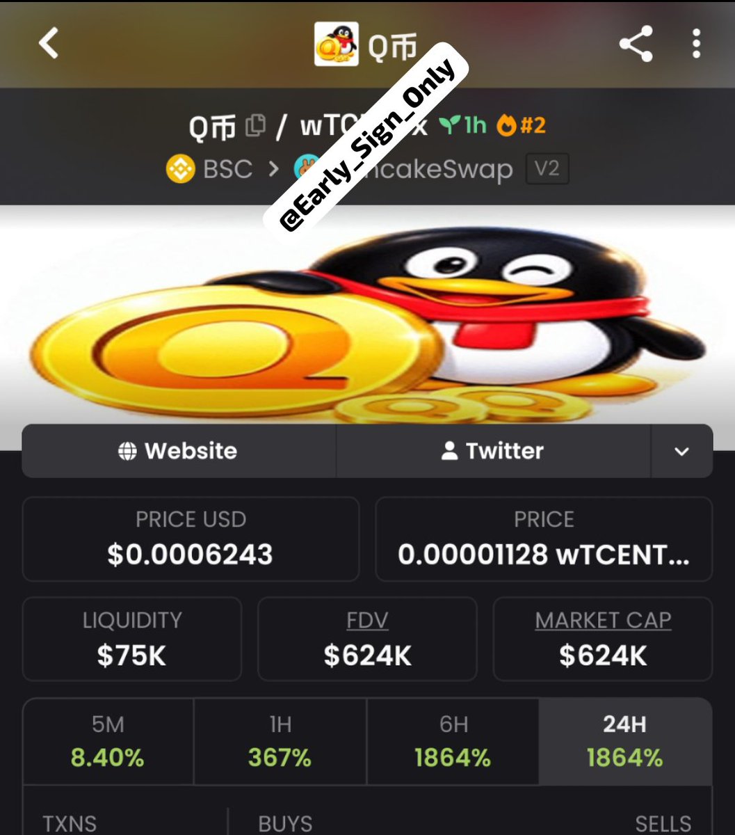 Early_Sign_Only's tweet photo. #Q币 made a serious move! 🚀Dropped at $4.5K mcap in my private group and now sitting around $624K. 💯📈More setups are coming through the group.
Hit follow me &amp; join TG + Discord 🔥 #Crypto #Solana #Altcoins

CA 0x113ed6DAaCE586dfA26ba01989105C118D7E7777 https://t.co/LHOKBGvKmH