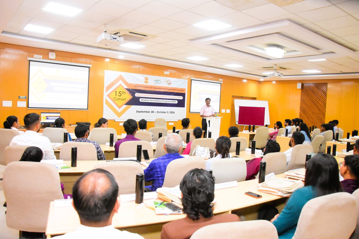 ManageHyd's tweet photo. Phase II – Physical Mentoring Programme for @Cohort15 of #MANAGE-#CIA &amp; #Cohort2 of #MANAGE-#MFishHub is underway at MANAGE, Hyderabad, from 28 Sept–03 Oct 2026, bringing together Pre-Seed Stage #Startups under #PMRKVY &amp; #PMMSY.
@AgriGoI @SaravananRajG https://t.co/jEH6sPrEcs