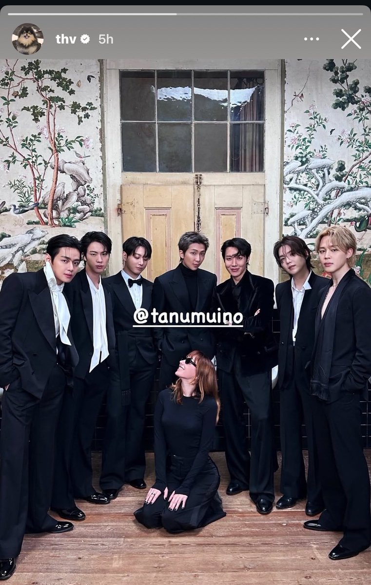 KTH_UK's tweet photo. THIS IS THE KIND OF PERSON TAEHYUNG IS. 

After Tanu Muino was forced to delete her photo because of hate comments, Taehyung reposted the same photo on his IG Story and tagged her, publicly showing that he stood by her while she was being targeted for no reason.

He doesn’t hesitate to stand up for innocent people. Tae is truly one of the kindest souls. I just wish Taehyung had someone like Taehyung in his corner too—someone who would stand up for him and protect him the way he does for others. 🥹
