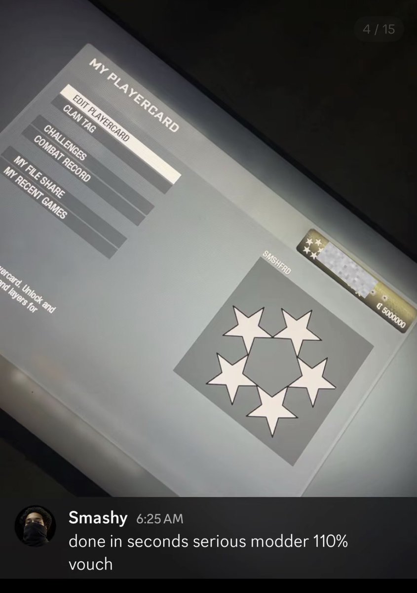 SmithModzxgvw's tweet photo. Bo2 Unlock AlI IS BACK: DM Me l '
*LEGITAMATE* Bo2 UNLOCK ALL's Are AII ON TikTok/Insta/Discord DM Me 
https://t.co/oYkNbCDass
#ps5
#ps4 #b02 #unlockall #cod https://t.co/1WLWINhitT