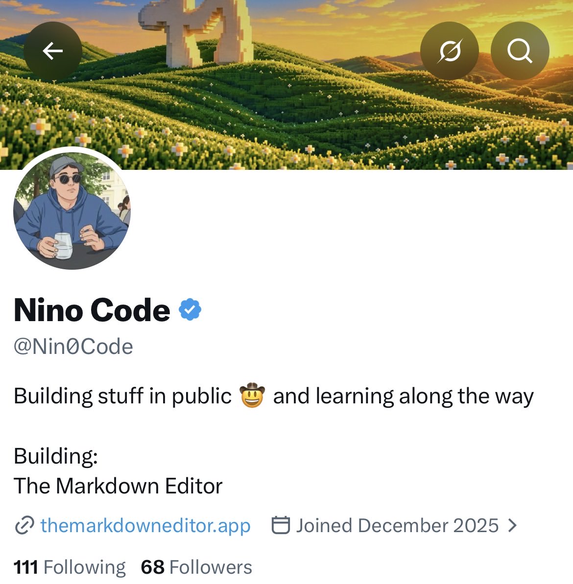 Nin0Code's tweet photo. Almost doubling down on followers over night!

Let’s connect if you are in to tech! https://t.co/6PRgCi5w3j