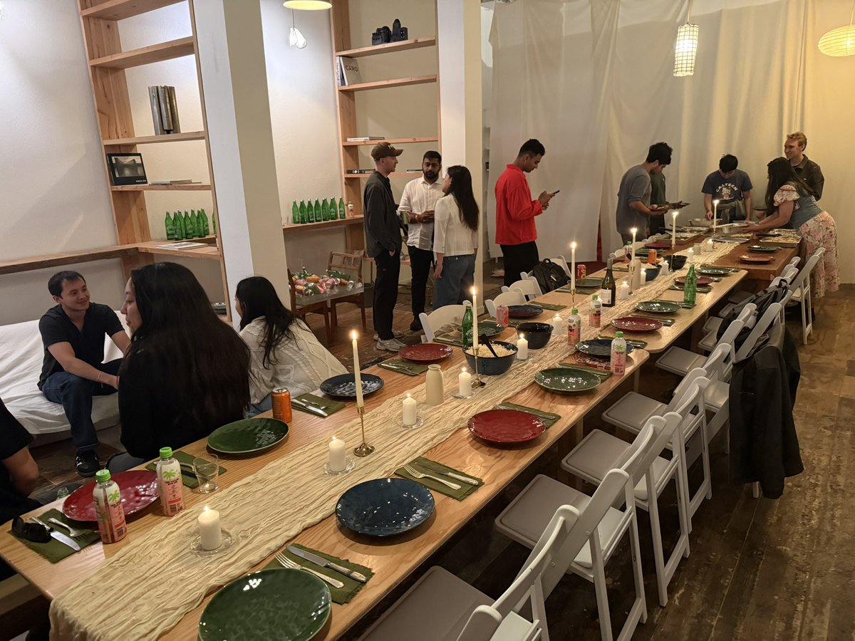 yashallurii's tweet photo. Hosting this dinner was the most fun and stressful task of my life. Can’t wait to run em back every month. https://t.co/uuoJtljMll