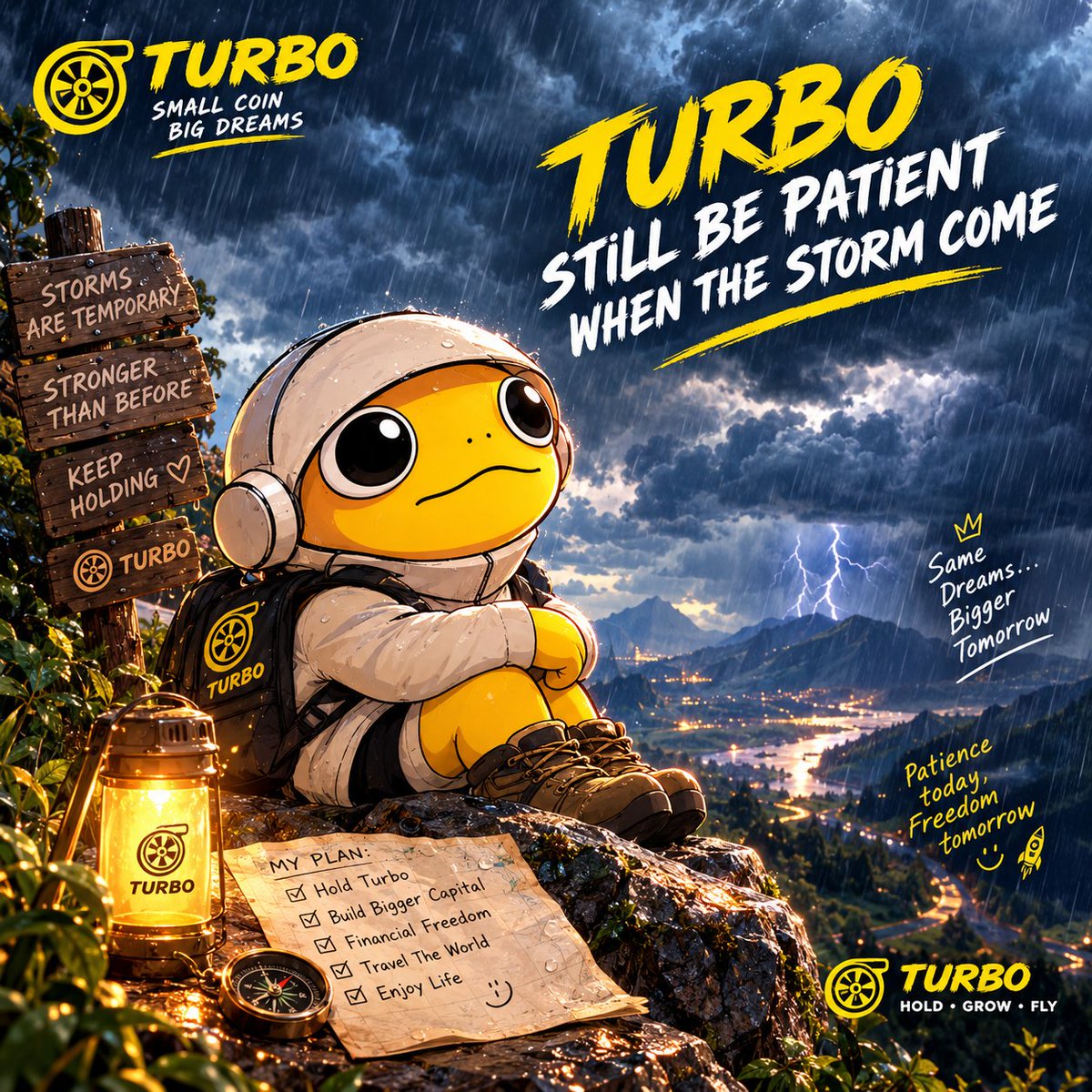 blesshideyoshi's tweet photo. $TURBO
#turbo
#meme
#toad
#frog
#binance
#bullrun https://t.co/CQmXq1PzRF
