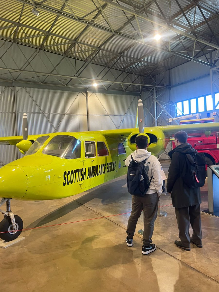 ACSAviation's tweet photo. A great day out for our students and members at the National Museum of Flight, getting up close to some incredible aircraft and aviation history. Thanks to everyone who joined us! https://t.co/SQxOG9s5TN