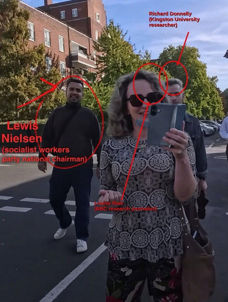 Robbie_Reasons's tweet photo. Some of the people that have been trying to intimidate Restore Britain campaigners in Holborn and St Pancras.

Are you surprised? https://t.co/PbVY8vpewl