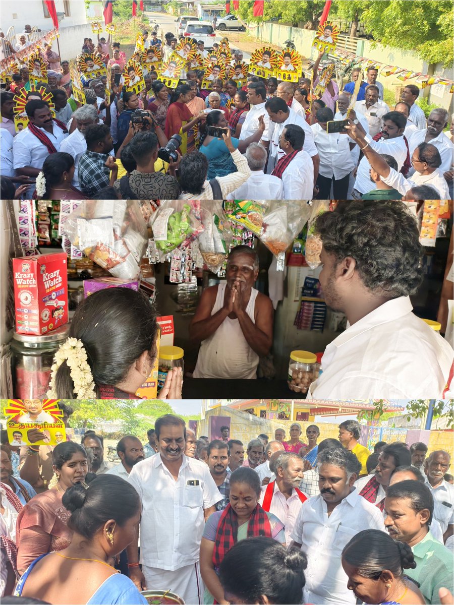 IPSenthil's tweet photo. கழக தலைவர் திராவிட மாடல் நாயகர் மாண்புமிகு அண்ணன் @mkstalin அவர்களின் ஆசி பெற்ற கழக இளைஞர் அணி செயலாளர் சட்டப்பேரவை எதிர் கட்சி தலைவர் மாண்புமிகு அண்ணன் @Udhaystalin அவர்களின் ஆதரவு பெற்ற தாராபுரம் சட்டமன்றத் தொகுதி வெற்றி வேட்பாளர் வழக்கறிஞர் திருமதி.சுகன்யா அவர்களுடன் தாராபுரம் கிழக்கு ஒன்றியம் மணக்கடவு ஊராட்சிக்குட்பட்ட மங்களாம்பளையம்,JJ நகர்,தேர்பட்டி,பச்சாபாளையம், அம்மாபட்டி ஆகிய கிராம மக்களை சந்தித்து  உதயசூரியன் சின்னத்தில் வாக்குகள் சேகரித்தோம்.
@IPeriyasamy_ 
@r_sakkarapani