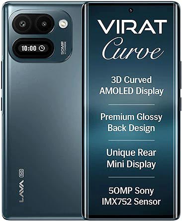 pentolgadget's tweet photo. Lava Virat Curve 5G resmi meluncur di India 🇮🇳

6,67” FHD+ curved AMOLED 120Hz
Dimensity 7100 5G
6GB/128GB
50MP Sony IMX752 + 13MP selfie
6.000mAh + 45W
Android 16
IP64 + MIL-STD-810H

Dan ada mini display di belakang. 

💸 ₹23.999
🔥 Launch offer ₹19.999

Tapi jangan langsung tergoda. 
No OIS, ga ada ultrawide, dan charger bawaan cuma 33W meski HP-nya support 45W.

#LavaViratCurve5G #Lava #LavaMobile #5G #Smartphone #Gadget #PentolGadget
