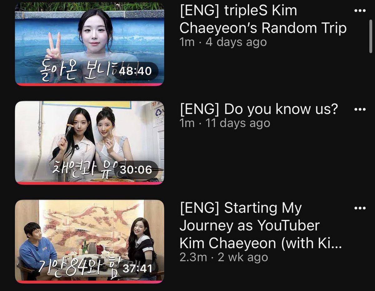 mokameino's tweet photo. 1+ million views on all three of her videos 

this is insane…kim chaeyeon you deserve the world🥹 https://t.co/J7kdwJIQlP