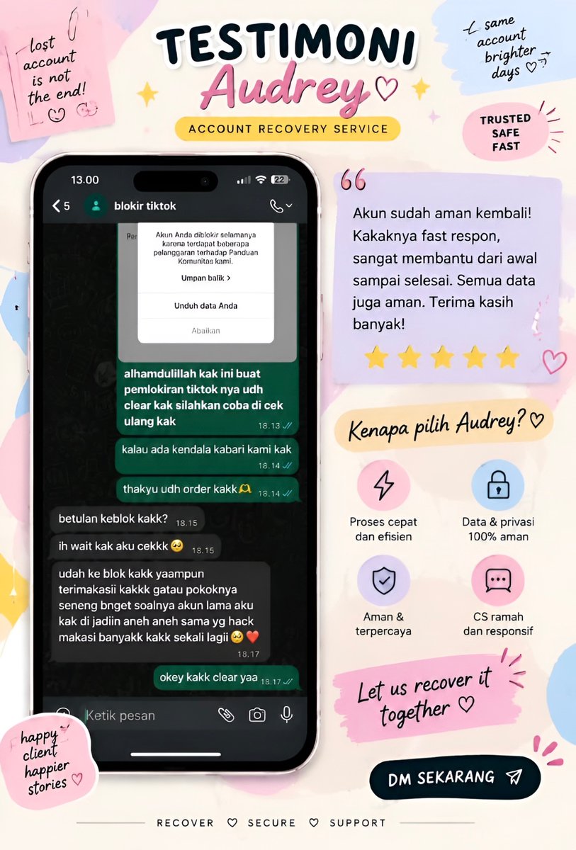 sceneryol's tweet photo. Open Jasa Pemulihan &amp; Perbaikan Akun 

layanan keluhan  :
💠Pulihkan,Balikin &amp; Hapus/Nonaktifkan Akun 

( Facebook, Instagram, TikTok, WhatsApp, Line, Twitter/X, Gmail/Email,Telegram, Game &amp; Lainnya )

Lacak Lokasi 💠 Sadap Wa 💠 Hack Akun 💠

Konsul?WhatsApp Di Profil
 #zonauang https://t.co/JN6rcp8o1o