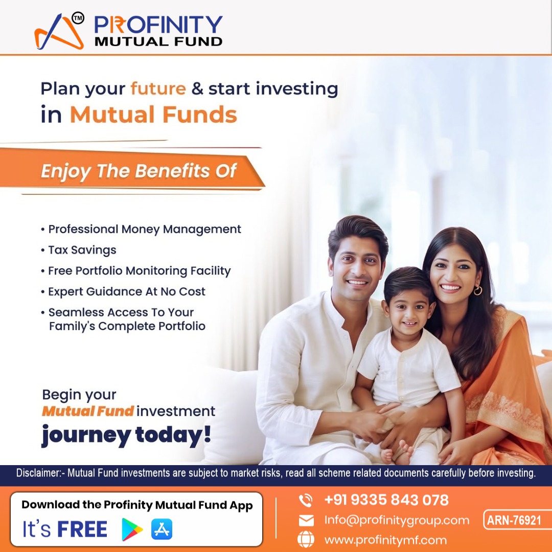 profinitymf's tweet photo. Plan for your family’s future with Profinity Mutual Fund. 🧡 Track your investments and start your journey today.

Mutual fund investments are subject to market risks. Read scheme documents carefully.

#ProfinityMutualFund #MutualFunds https://t.co/17EAzxy8Hd