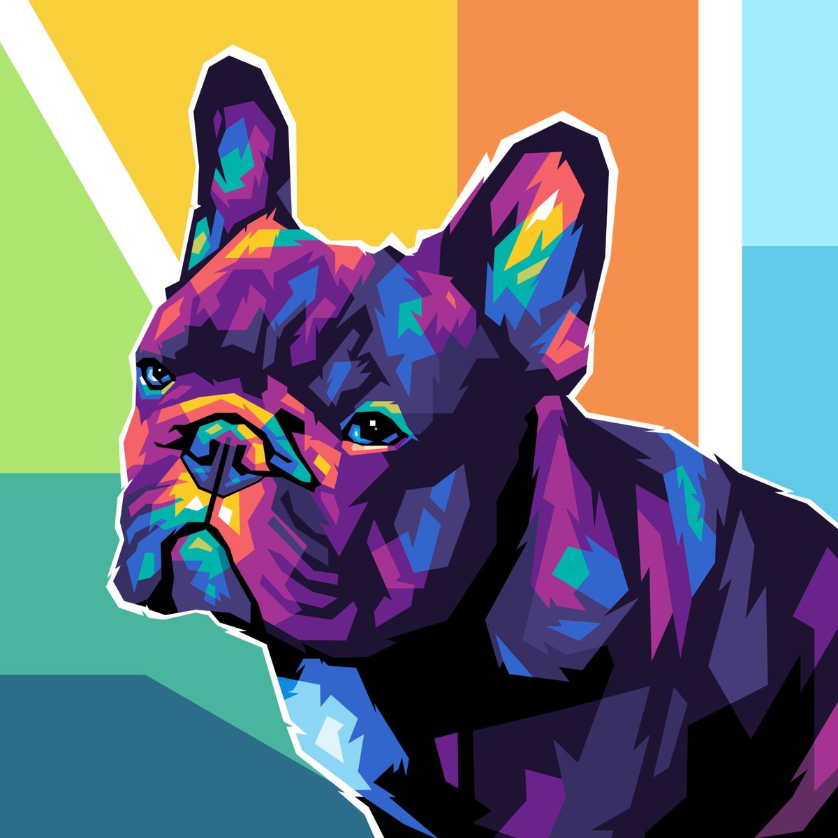 Jobsart_'s tweet photo. French Bulldog in WPAP #petloversㅤㅤㅤ 
https://t.co/jy2H9jAniQ https://t.co/uBHNTAX8JU