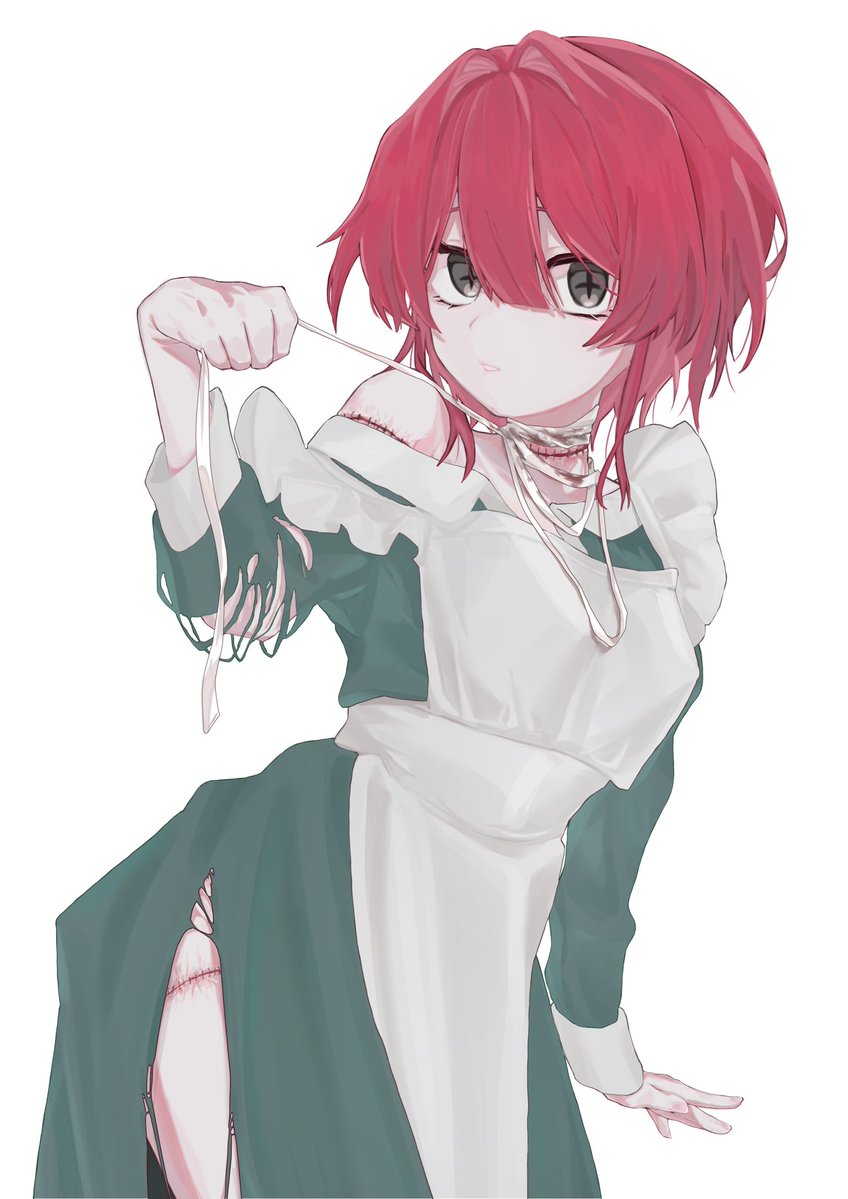 ringyomalu's tweet photo. 可愛い我が子（oc）にはメイド服着せたくなっちゃうんだよなpart2 https://t.co/IULnGPx7PP