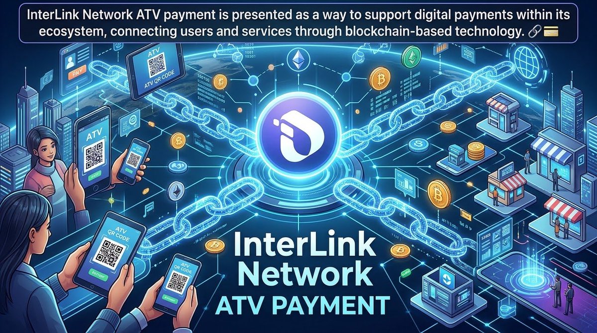 FuadAmin8's tweet photo. InterLink Network ATV payment is presented as a way to support digital payments within its ecosystem, connecting users and services through blockchain-based technology. 🔗💳
#INTERLINK #ITLG #ITLX #ITL https://t.co/De9xZ6U93r