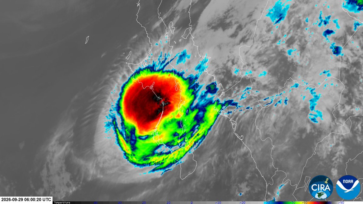 webcamsdemexico's tweet photo. 🚨🚨🚨 URGENTE 🚨🚨🚨

🌀 El #Huracán #Polo #Categoría2 tocó tierra aproximadamente a las 00:00 h (tiempo del centro de México) en las inmediaciones de #LasBarrancas, municipio de #Comondú, #BCS, con vientos máximos sostenidos de 175 km/h y rachas de 205 km/h. 💨

🚨 ¡Recuerda!
⚠️ Debes permanecer en sitios seguros hasta que las autoridades determinen que no hay peligro ⚠️

#HuracánPolo #Polo #BajaCaliforniaSur