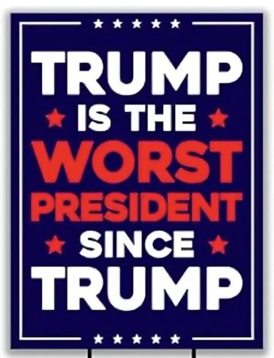 sawsharee's tweet photo. Trump Is The Worst President Since Trump! 
Do You Agree??? https://t.co/dztX6pdbf0
