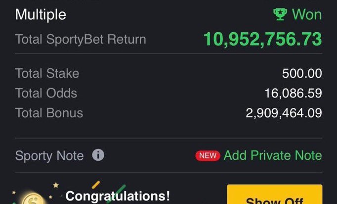 SURETIPSzbp's tweet photo. 10.9M✅
Thank you lord
Drop aza if 10k is not small for you
Crediting the first 65 likes and retweets https://t.co/tnFN6oESLe
