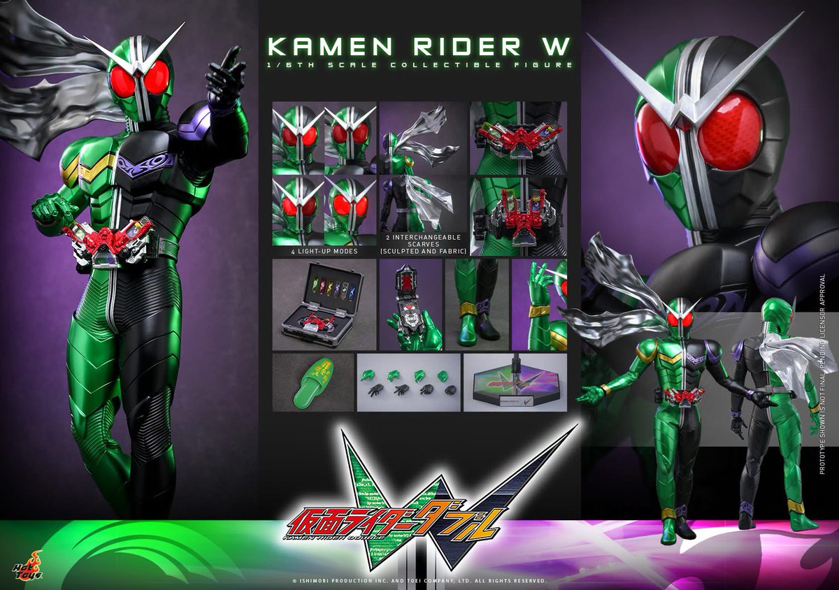 frc_watashi's tweet photo. ホットトイズ新作！仮面ライダーW サイクロンジョーカーが発売決定！スペシャル版にはエフェクトパーツもhttps://t.co/3QFoIH9hJL https://t.co/EsB36I7iIP