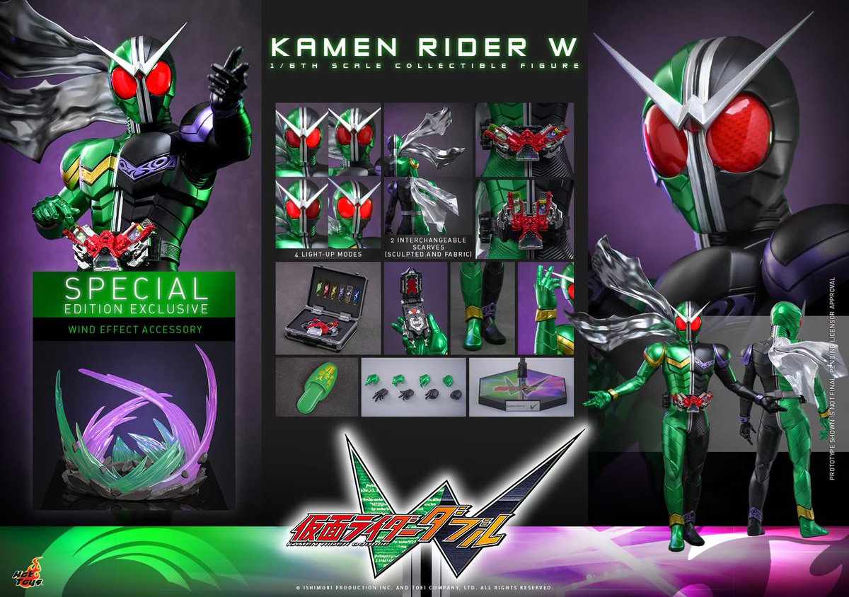 frc_watashi's tweet photo. ホットトイズ新作！仮面ライダーW サイクロンジョーカーが発売決定！スペシャル版にはエフェクトパーツもhttps://t.co/3QFoIH9hJL https://t.co/EsB36I7iIP