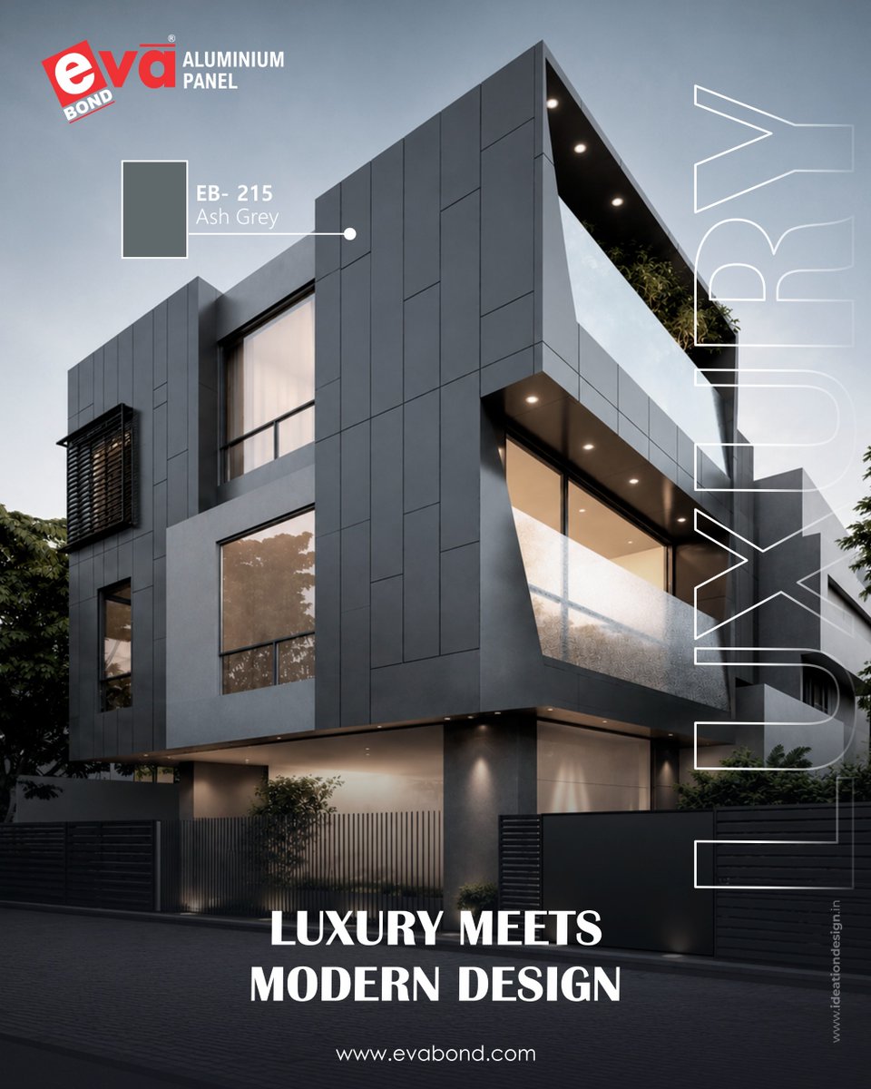 evabondacp's tweet photo. LUXURY MEETS MODERN DESIGN
#EVABOND
visit our website - https://t.co/rOTNdx5jXv
#ACPSheet #AluminiumCompositePanel #ACPCladding #ACPPanel #ACPWork #ACPDesign #FacadeDesign #ElevationDesign #ExteriorCladding #BuildingFacade #Architecture #ArchitecturalDesign #ModernArchitecture https://t.co/K1R7LHPG2C