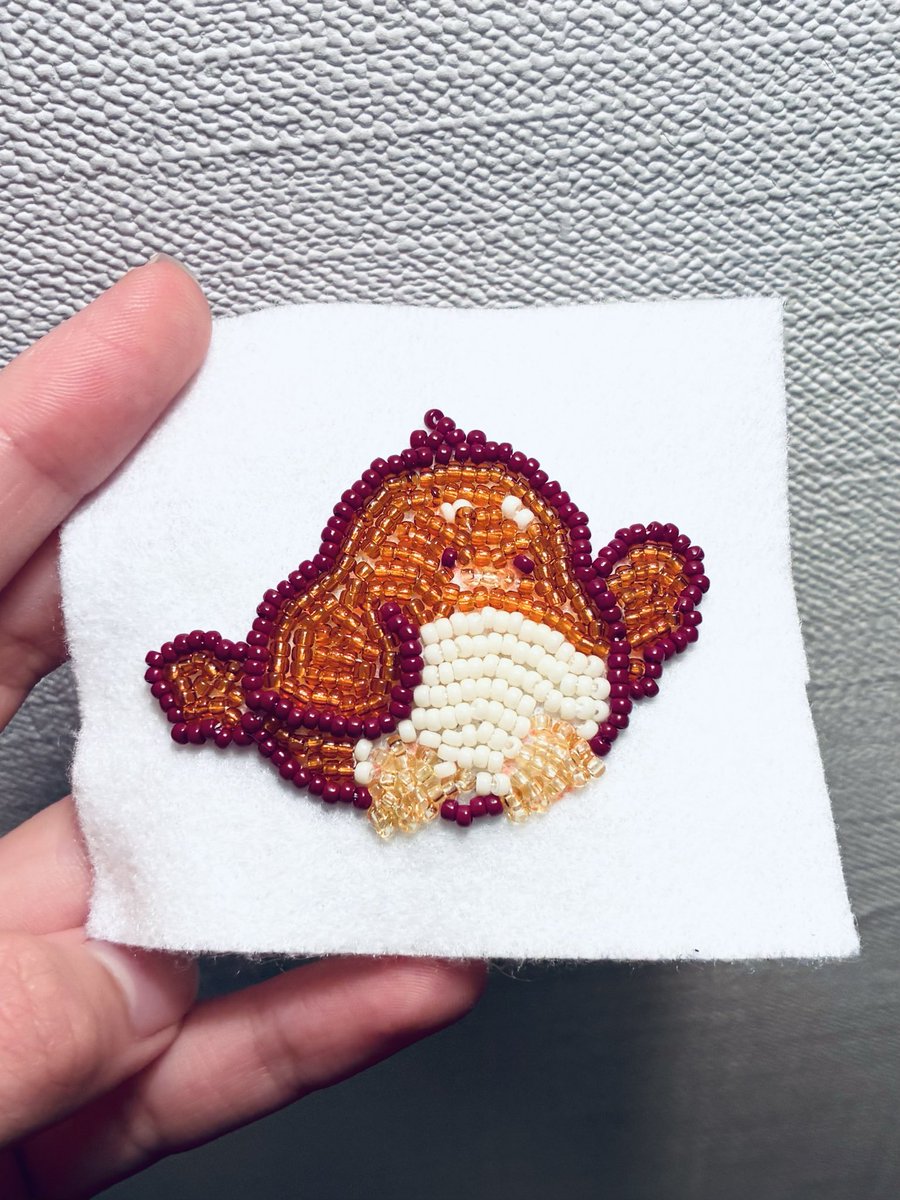 nuiziiiii's tweet photo. cm千奈の鳥🐤初めてビーズ刺繍したけど思ったより時間かかるし大変やけどそこが良い https://t.co/cPDFb4ERbf