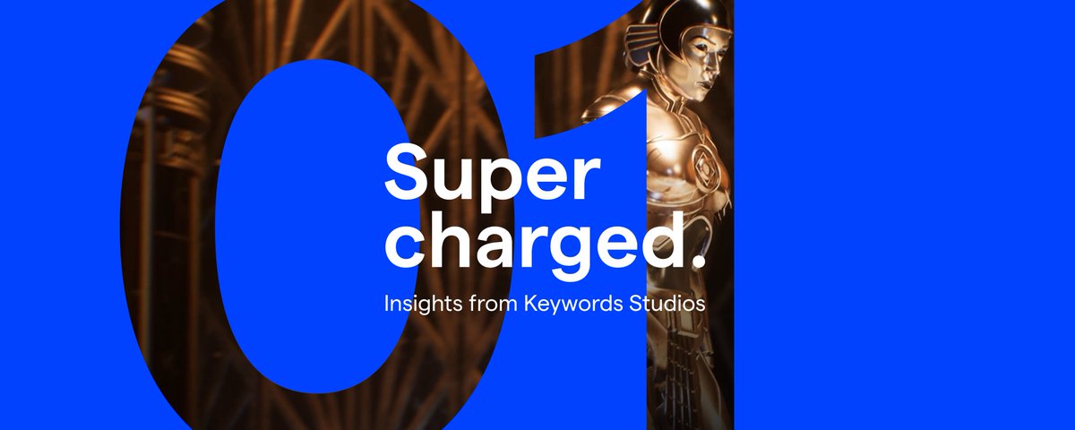 keywordsJPN's tweet photo. Keywords Studiosのグローバルチームが四半期ごとに最新知見をお届けする『Supercharged』第1号 日本語版が公開✨

記念すべき第1号のテーマは、ゲーム制作現場における「AI＆テクノロジー」🤖

👓詳しく読む📖
https://t.co/3Q35P51GJS

#ゲーム開発 #gamedev #insights https://t.co/2hSUsheZlE