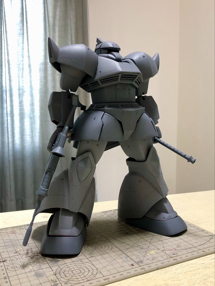 ki9tatu's tweet photo. #旧キット製作途中が見たい 

旧キット1/60ゲルググ です
サフ画像を初アップかも😊 https://t.co/S3fRh1Vnsn