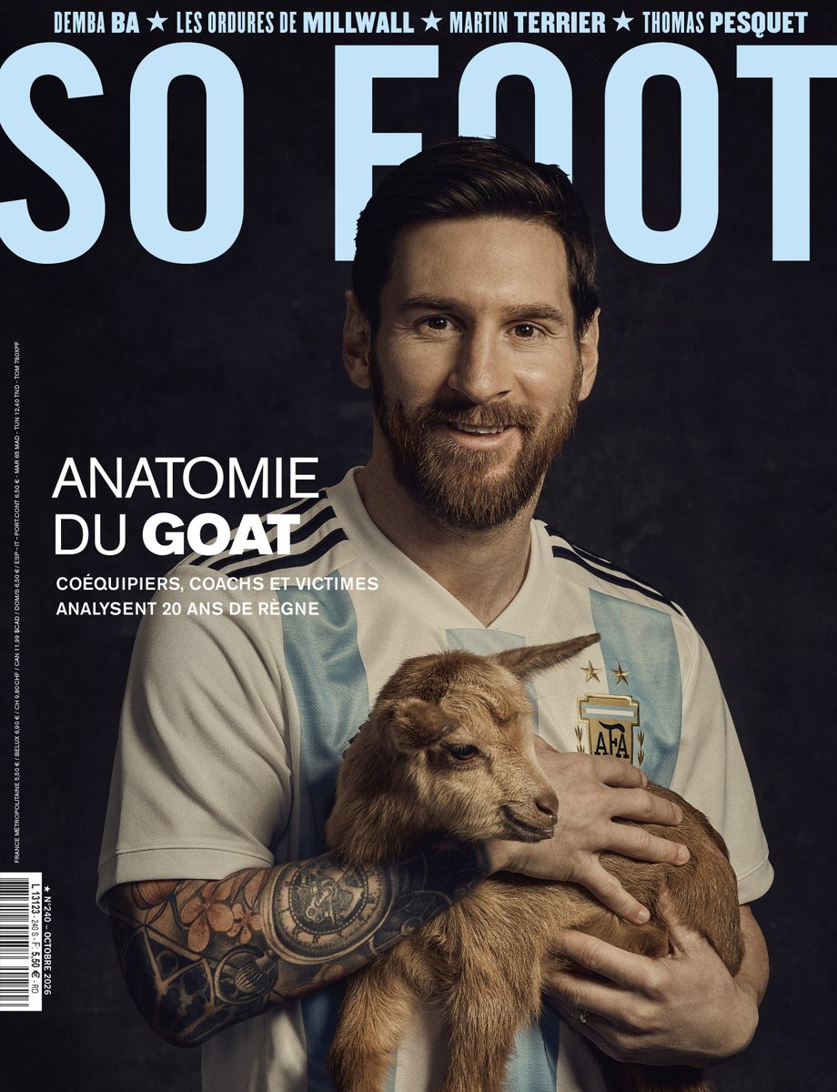 sofoot's tweet photo. Fin des préventes dans 24h 🐐 https://t.co/0rn6IRxefi