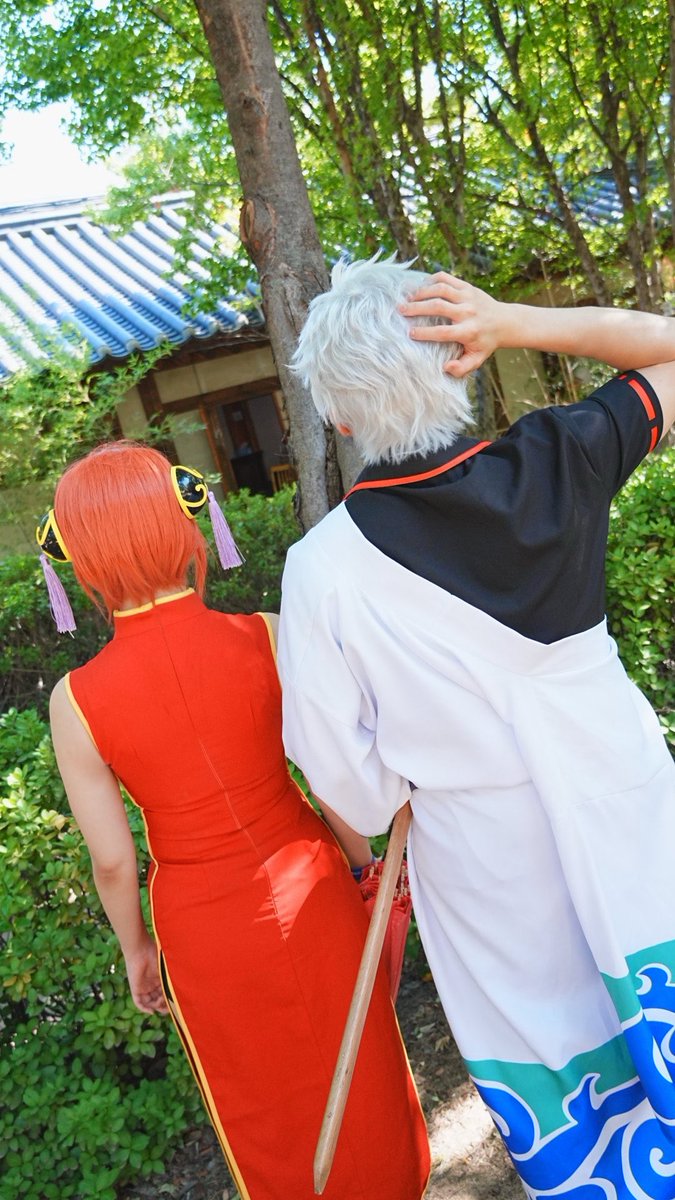 delaffedesu's tweet photo. #銀魂 #은혼 #神楽 #銀時 #cosplayㅤ  

「んー……まあ、なんとかなるだろ。」 https://t.co/V8gyWYjc4N