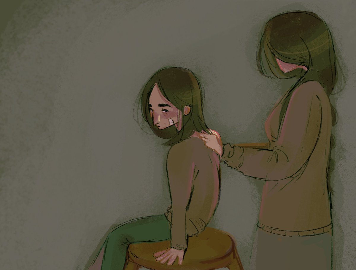 zieschu's tweet photo. let's do our hair like mama https://t.co/7MRL5DAt6U