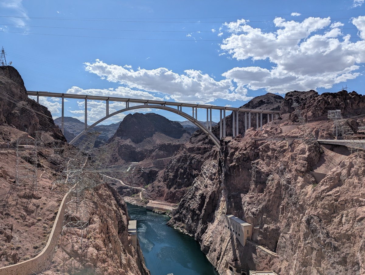 The_Milk_king's tweet photo. I went to the hoover dam this past Friday, and frankly it was the most magnificent thing I have ever seen. I especially feel connected to it, because of the spirit about it (Mankind mastering nature for the common good) and because my great-great grandfather was an engineer, who worked on the project