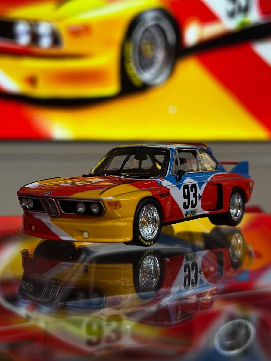 AutosMinisTacot's tweet photo. 🎨 En exclusivité chez Tacot, la BMW 3.0 CSL Art Car signée Alexander Calder de 1975 en Édition Constructeur 1/43 !
#bmw #norev #143scale https://t.co/RsOKIpndKX