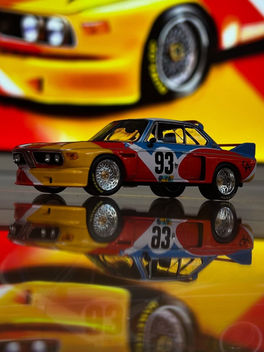 AutosMinisTacot's tweet photo. 🎨 En exclusivité chez Tacot, la BMW 3.0 CSL Art Car signée Alexander Calder de 1975 en Édition Constructeur 1/43 !
#bmw #norev #143scale https://t.co/RsOKIpndKX