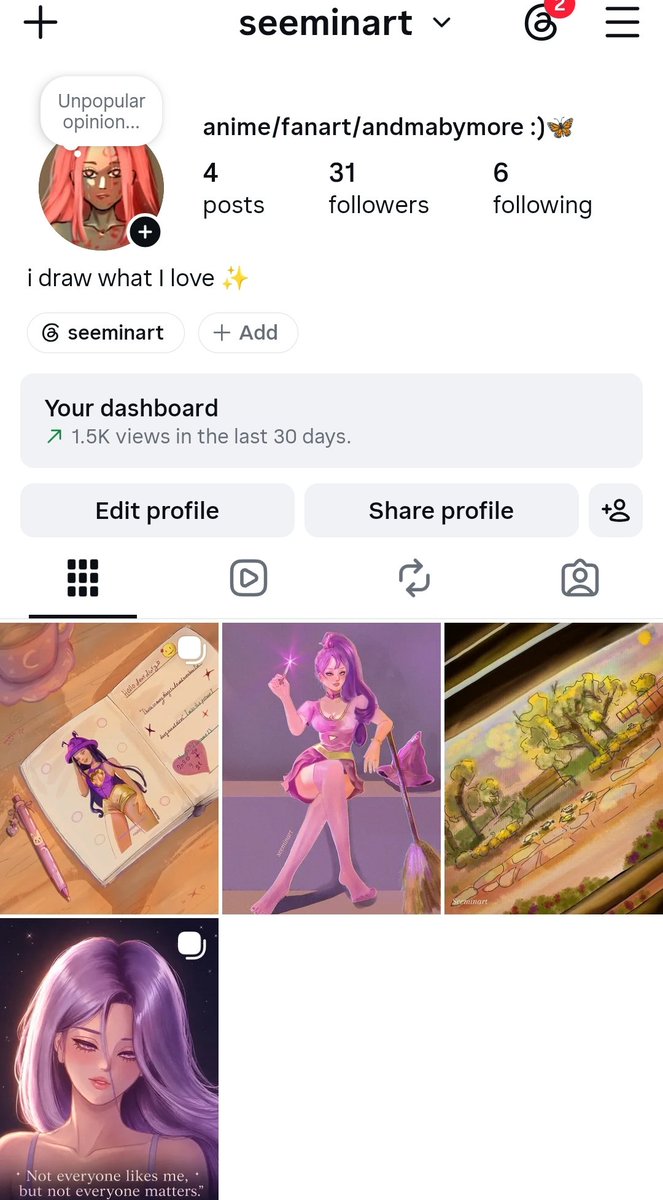 seeminart's tweet photo. @Jalann_art As you can see my art is not bad at all,
 Drawing is hard, but getting famous and getting people to recognize your art is waaaay harder. https://t.co/zktul3msZ5