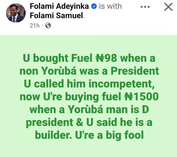 Blogger685's tweet photo. This is exactly the point. Nigerians should hold every government to the same standard.”

This present Government is not building anything!!!. https://t.co/FygNPqySgU