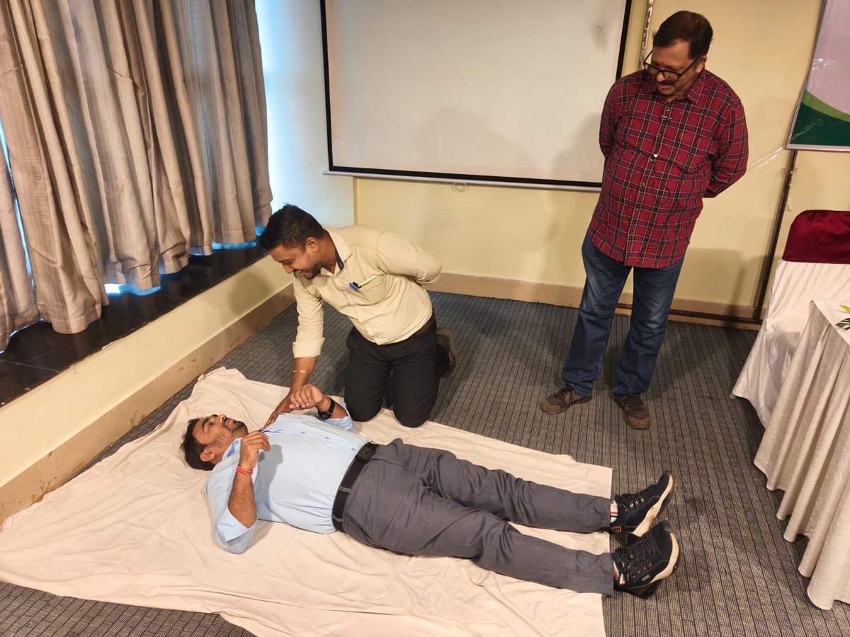 NOCCiBalasore's tweet photo. NOCCi successfully conducted First-Aid at Workplace on 25th &amp; 26th September 2026, empowering participants with essential life-saving skills and emergency preparedness.

Because every second counts, and every life matters! ❤️

#FirstAidAtWorkplace #WorkplaceSafety #NOCCi https://t.co/6xcsraQUnO