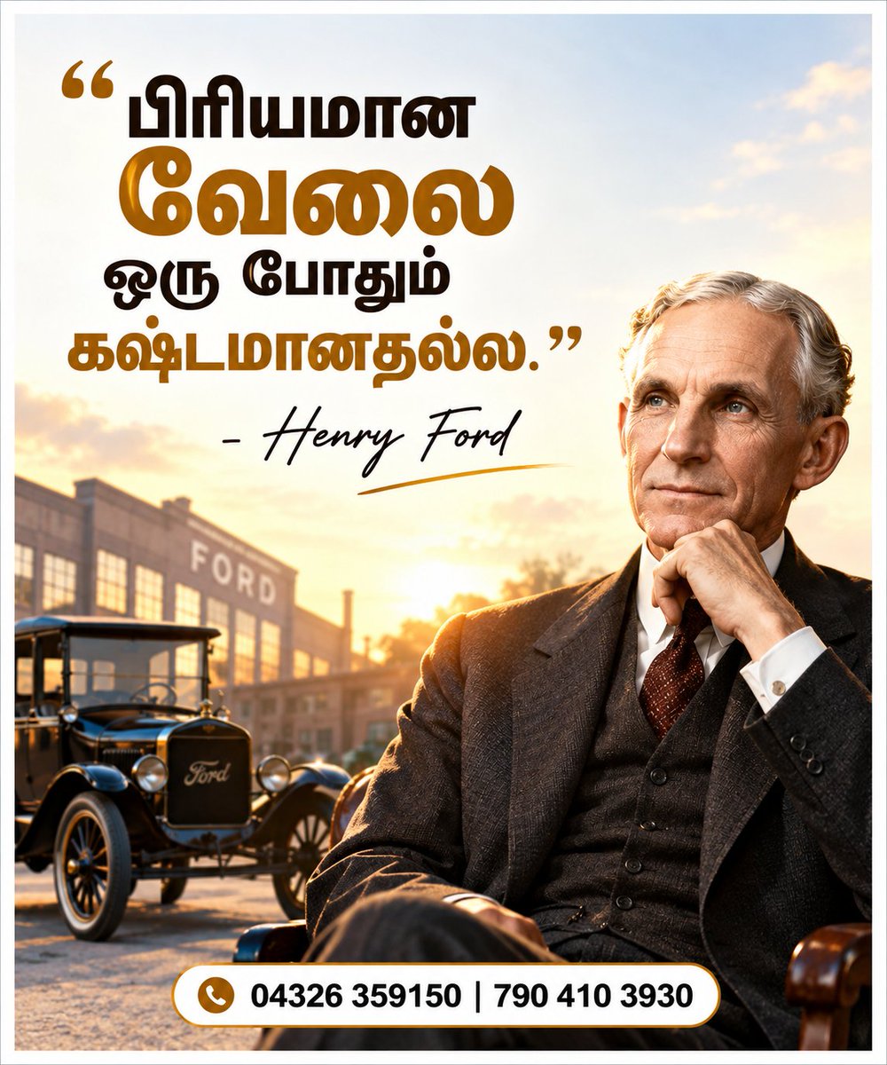 gosmartcrypto's tweet photo. “When you love what you do, work never feels difficult.” 💯🔥
- Henry Ford 🚗
.
.
#HenryFord #Motivation #WorkWithPassion #SuccessMindset #PositiveMindset #DailyMotivation #Inspiration #WorkHard #DreamBig https://t.co/OgHGjRlGSw
