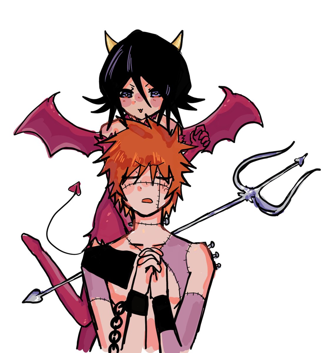 jugnex's tweet photo. #ichigo #rukia https://t.co/yytrM2Ok6J