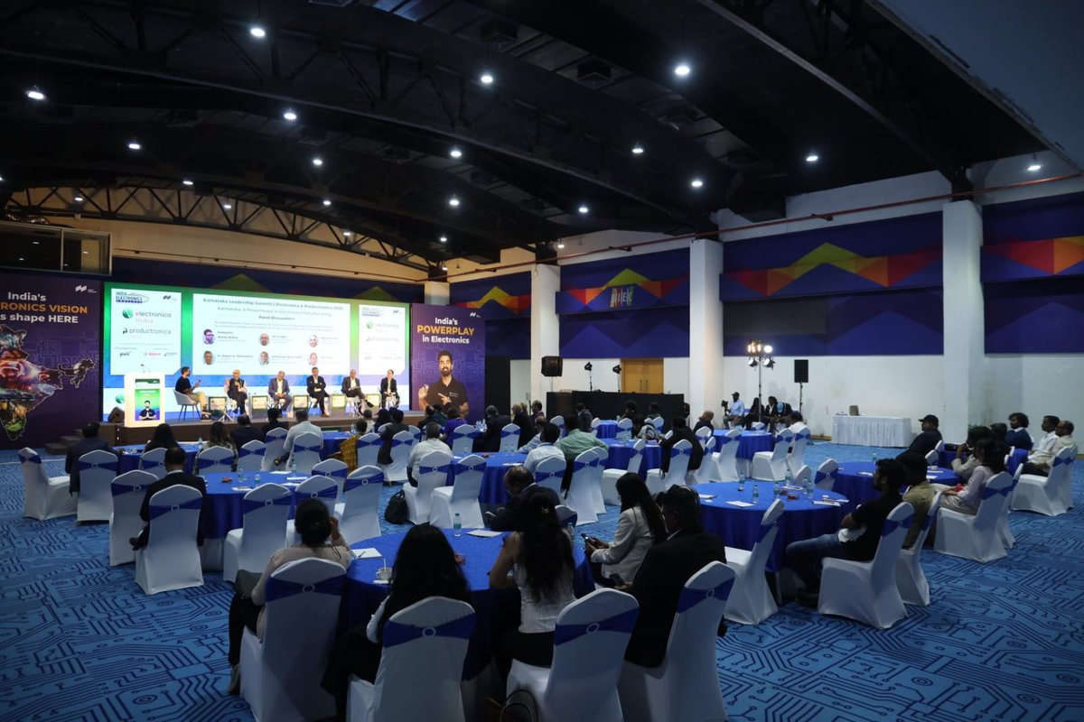 BIECentre's tweet photo. Electronica India &amp; Productronica India 2026 | #BIEC #Bengaluru, held Sept 16-18 at BIEC, showcasing the electronics value chain from components to PCB assembly, SMT &amp; Industry 4.0.

Host your next event at BIEC 📩 info@biec.in
#electronicaIndia2026 #productronicaIndia2026 #BIEC https://t.co/z1bU1I2nya