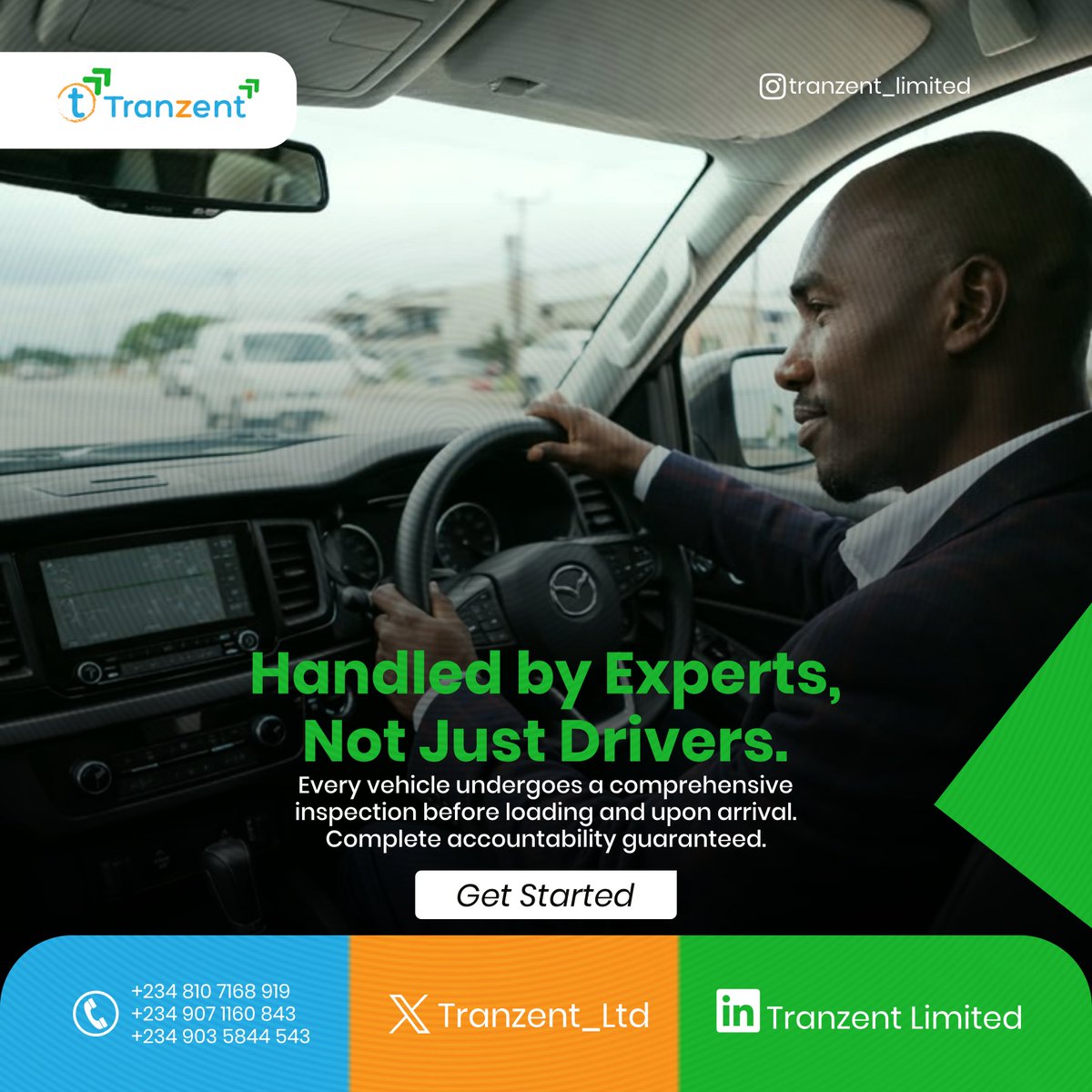 Tranzent_Ltd's tweet photo. Your vehicle deserves more than just a driver. 🚗

At Tranzent, every delivery is handled with care, responsibility, and experience.

Handled by experts, not just drivers.

That’s Beyond Delivery. 💙

#Tranzent #BeyondDelivery #VehicleDelivery #LogisticsNigeria https://t.co/dkPsS4sM3D
