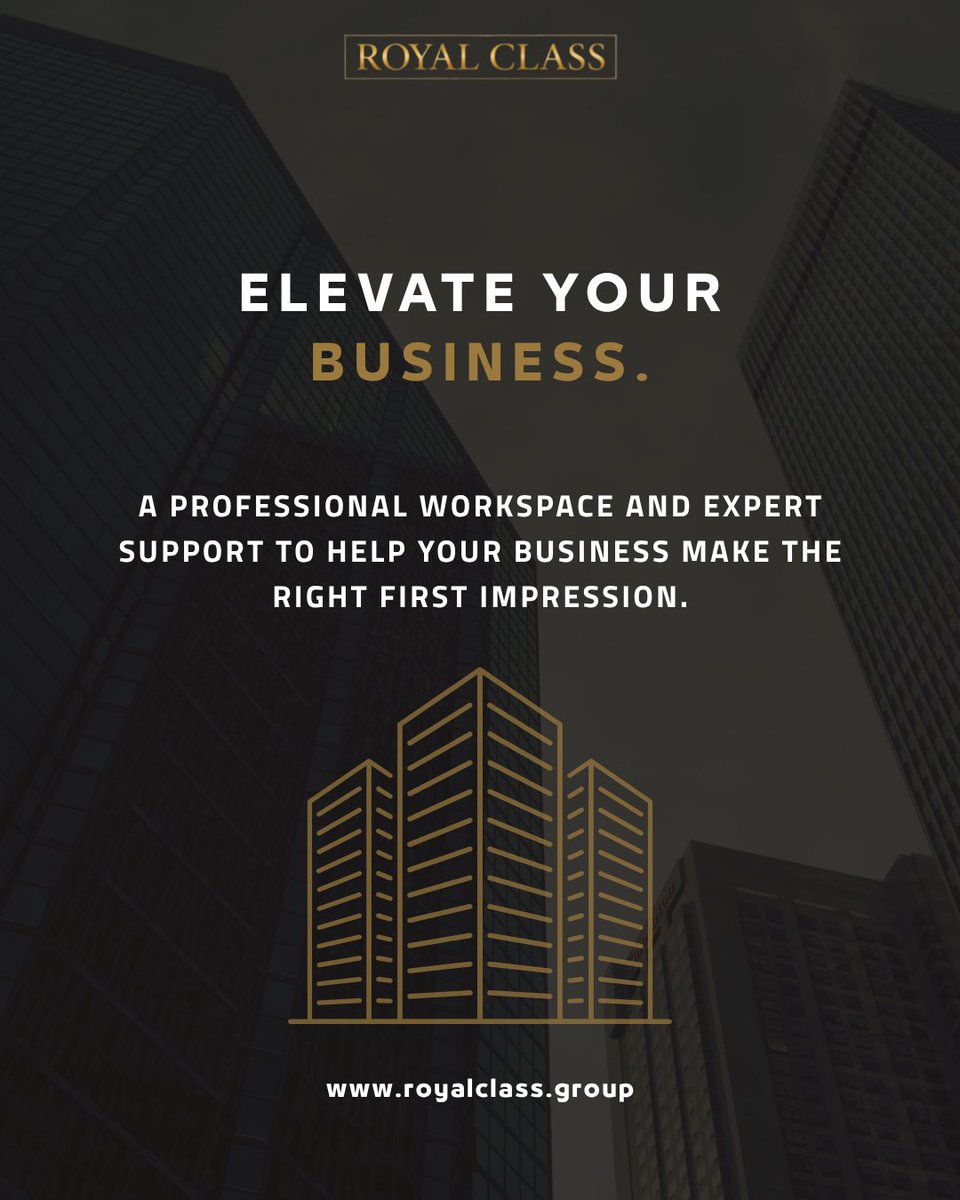 Royalclassgroup's tweet photo. First impressions matter. A professional workspace and expert support to help your business start strong.  🔗 https://t.co/OIHJva3t0h #RoyalClass #DubaiBusiness #ProfessionalWorkspace #BusinessBay #StartupDubai #DubaiOffices #EntrepreneurLife #BusinessSetupDubai #WorkspaceDubai https://t.co/ki7pD92TSL