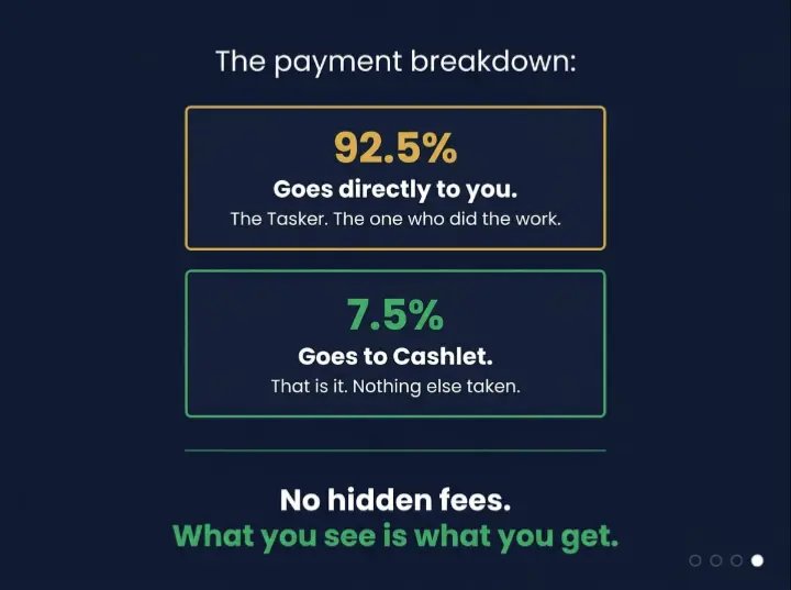 Enzi_ltd's tweet photo. How does Cashlet work?
Post a task.
Find the right Tasker.
Get the work done.
Review it.
Get paid.
Build your track record.
Simple.
Whether you’re posting work or looking for work, Cashlet is built to connect skills with real opportunities.
#Cashlet #ENZILTD #Taskers #TaskPosters #NigeriaTech